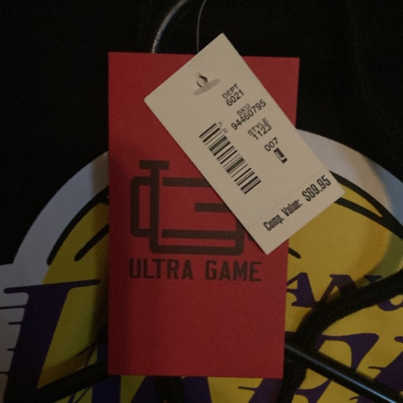 Ultra Game Los Angeles Lakers Hoodie size L NWT - Picture 4 of 4
